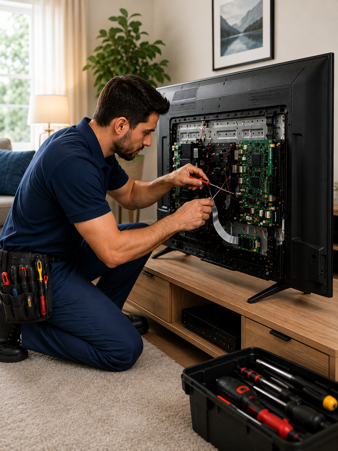 Professional TV Repair Technician